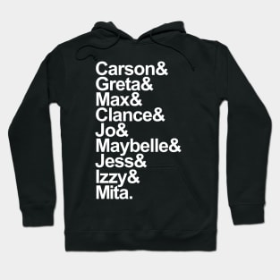 A League of Their Own (2022) Character List (White) Hoodie